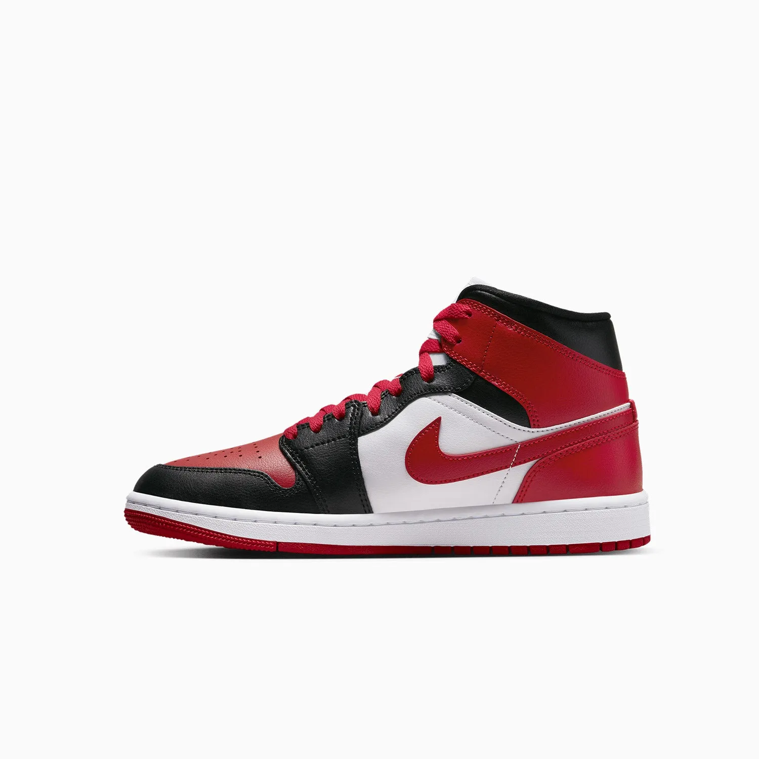 Women's Air Jordan 1 Mid "Alternate Bred Toe" Le Tigre Sneakers