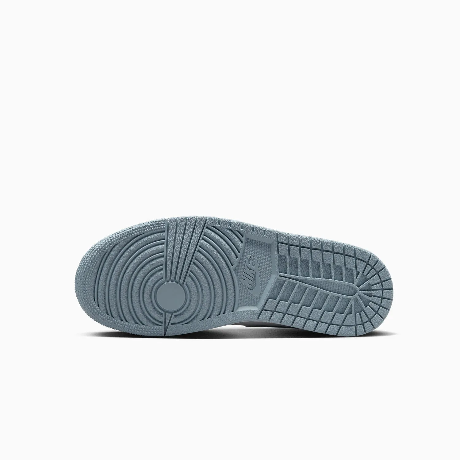 Women's Air Jordan 1 Mid "Diffused Blue" Wolverine Steel Toe Sneakers