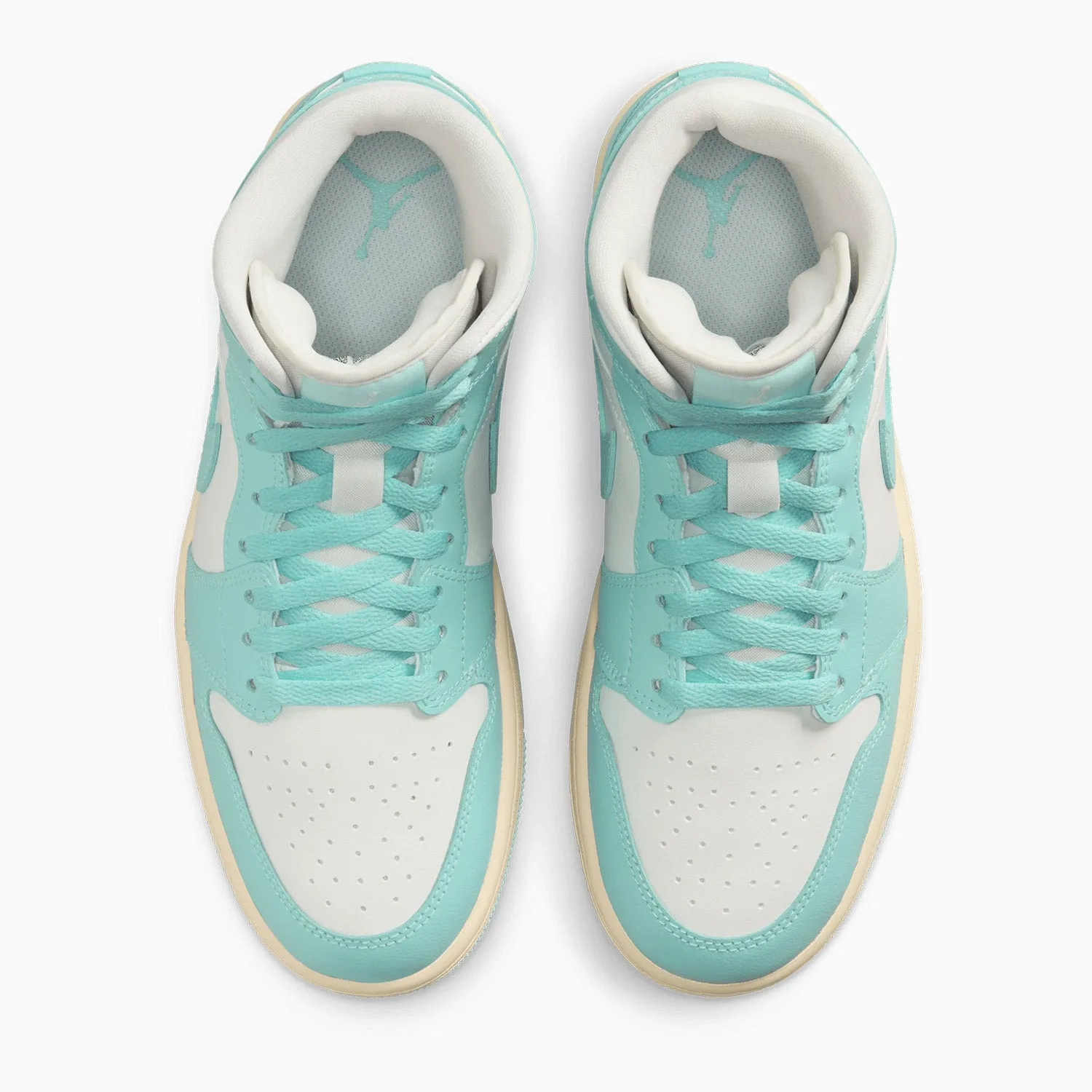 Women's Air Jordan 1 Mid "Light Dew" Nike Slip On Sneakers