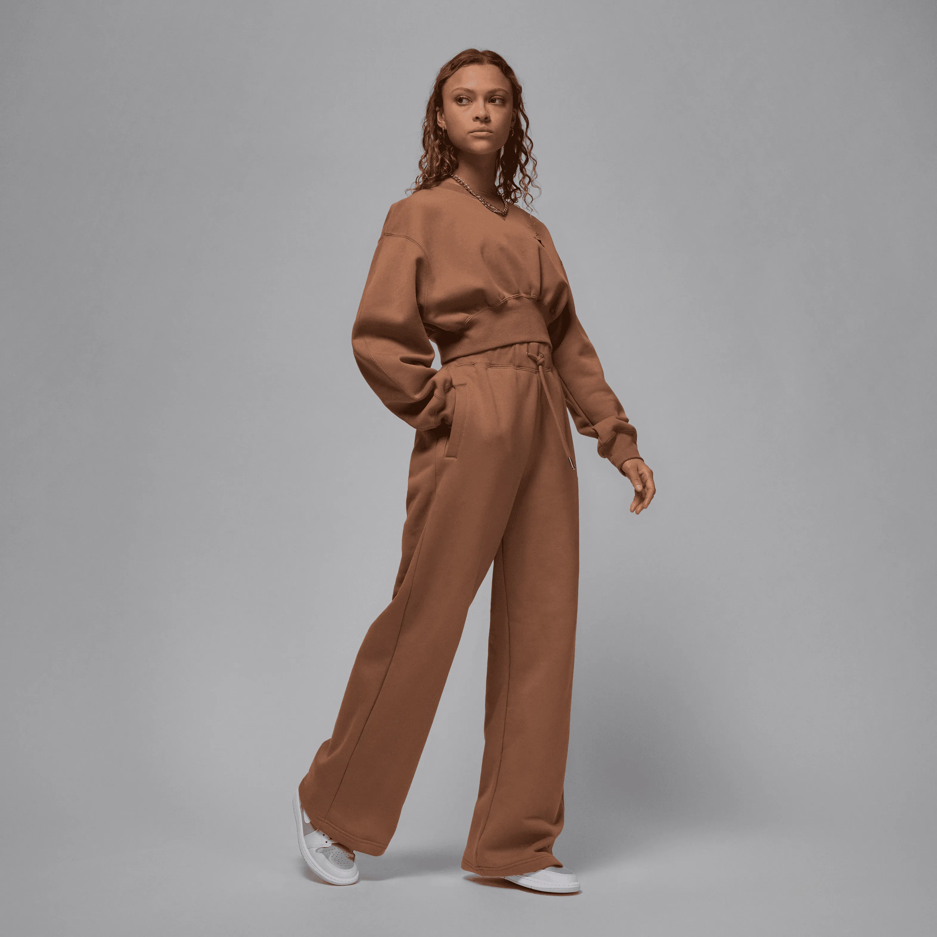 Wutang Sneakers Women's Air Jordan 1 Mid "Photon Dust"