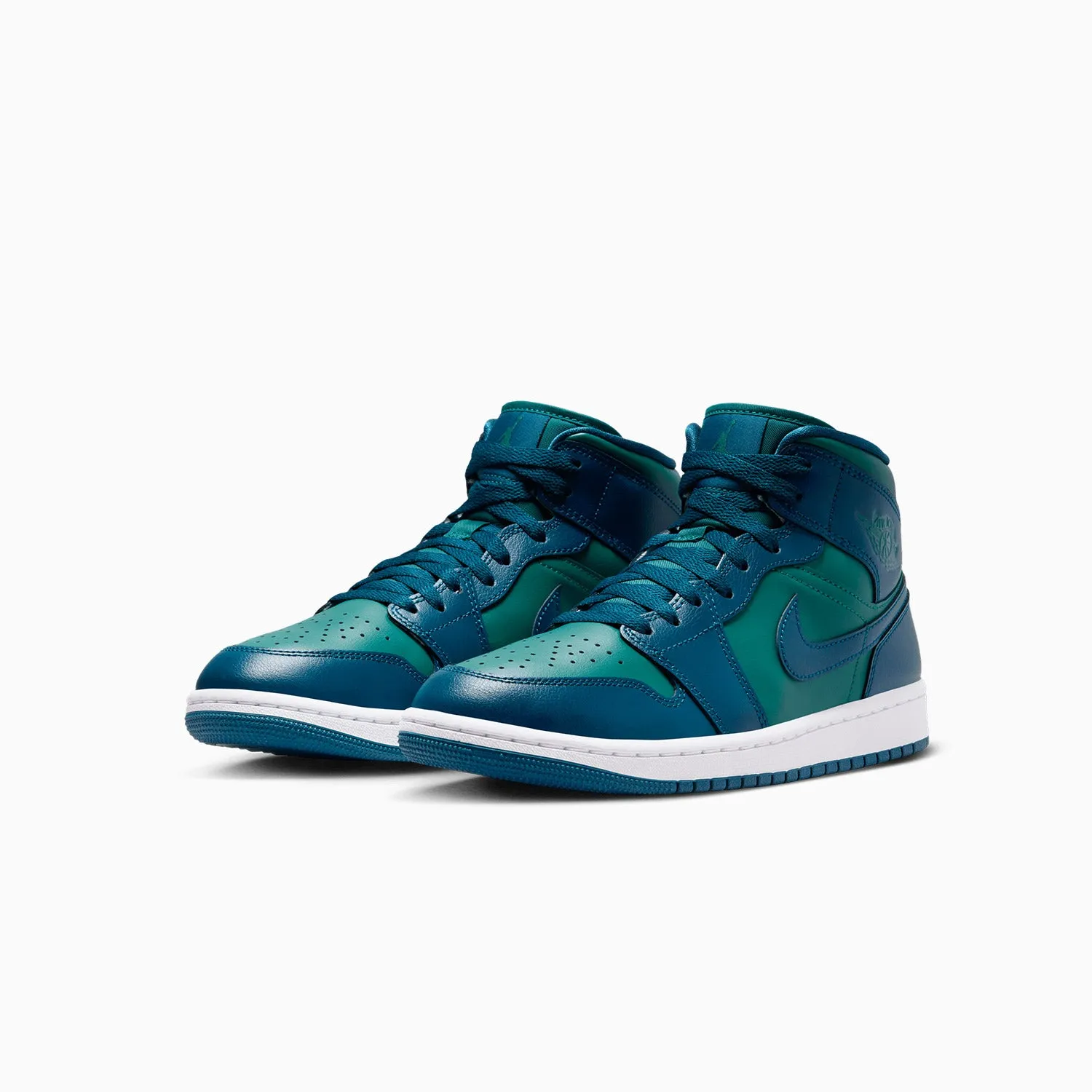 Women's Air Jordan 1 Mid "Sky J Teal" Italian Leather Sneakers