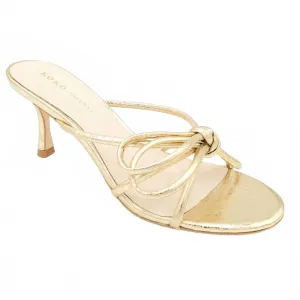 Women's Barely Sandal In Gold Ho Chi Minh Sandals