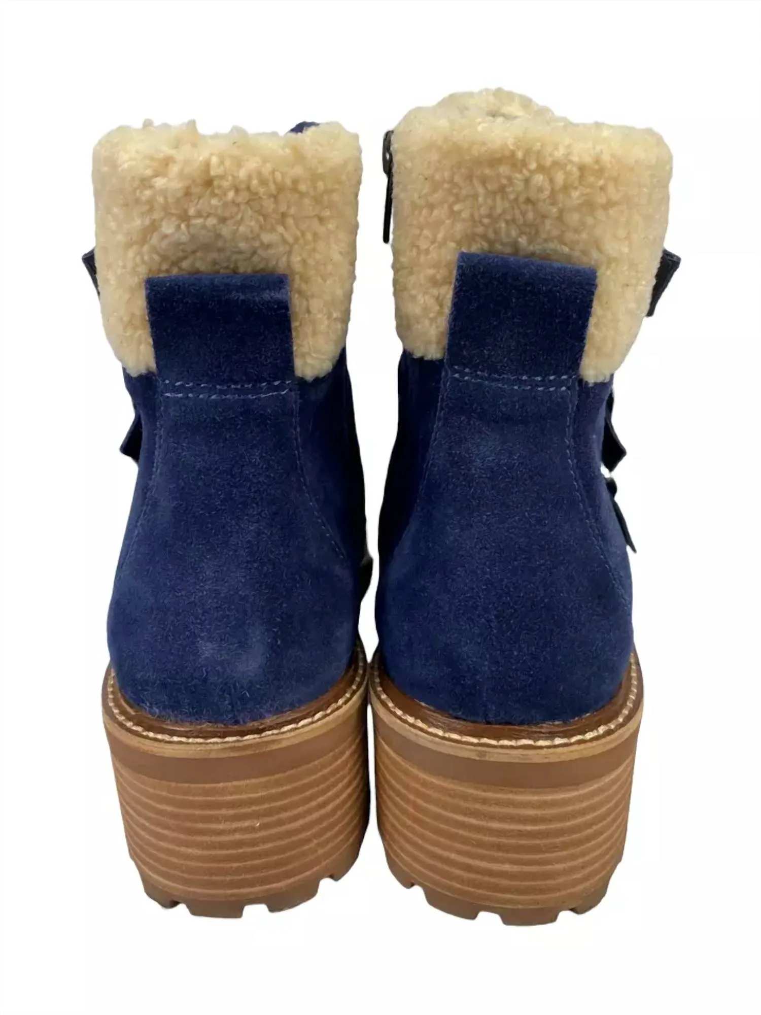 Steel Toe Logger Boots Women's Klerica Leather Boots In Navy