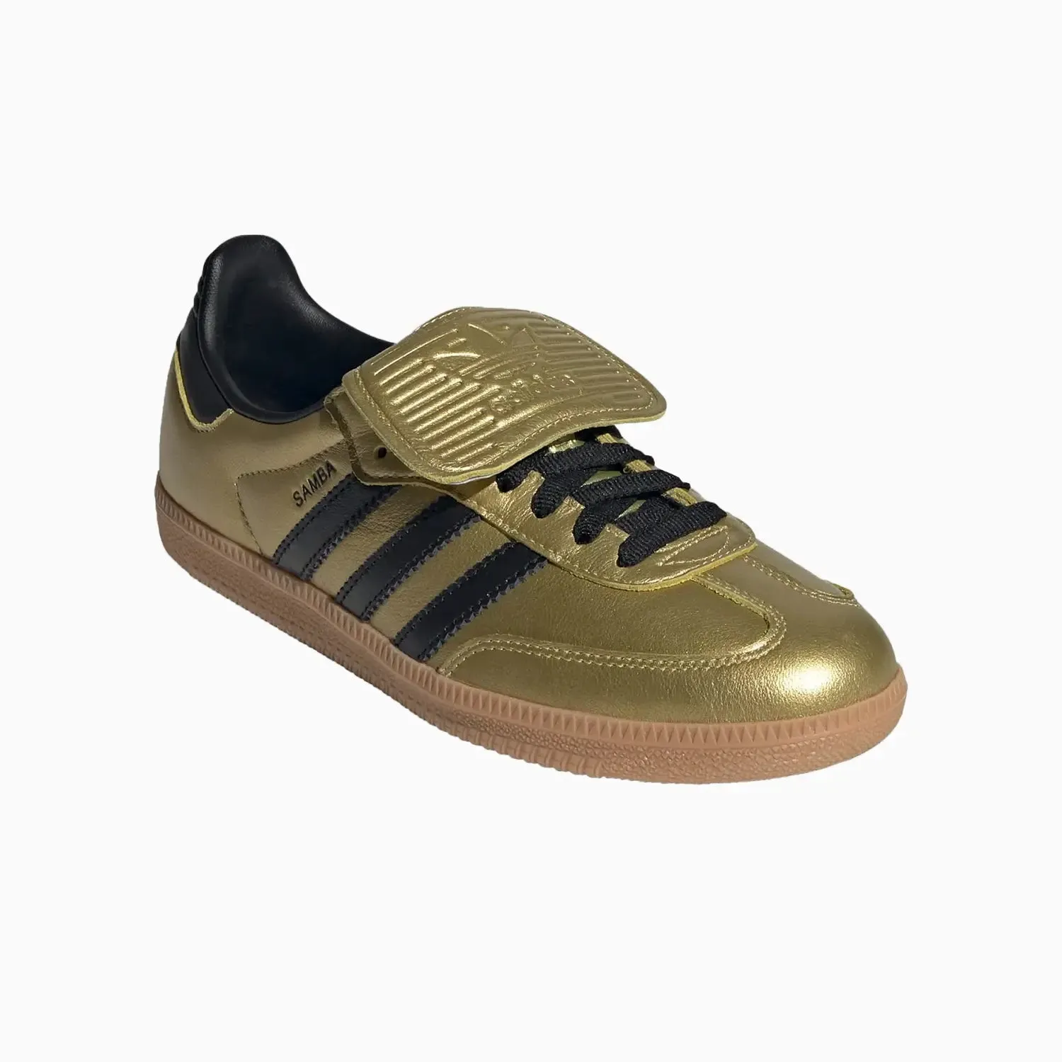Women's Originals Samba LT Gold "Metallic Pack" Best Casual Outdoor Shoes
