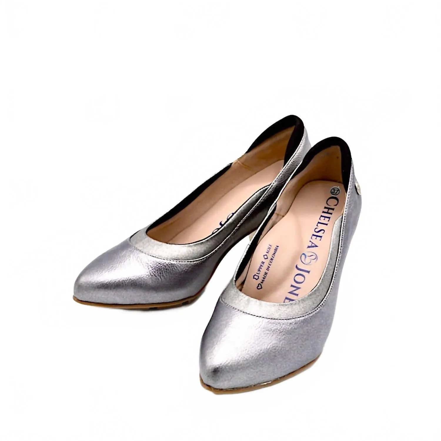 Heels Size 11 Women's Rhyme Mid Heels In Sterling Leather