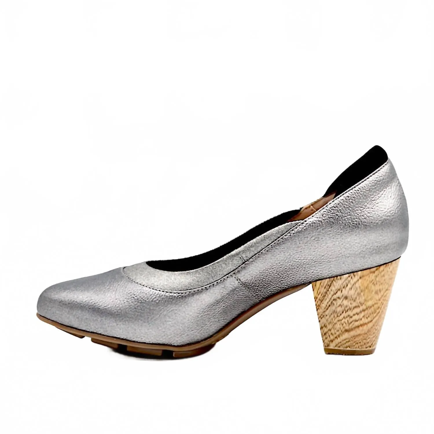 Ceramic High Heel Women's Rhyme Mid Heels In Sterling Leather