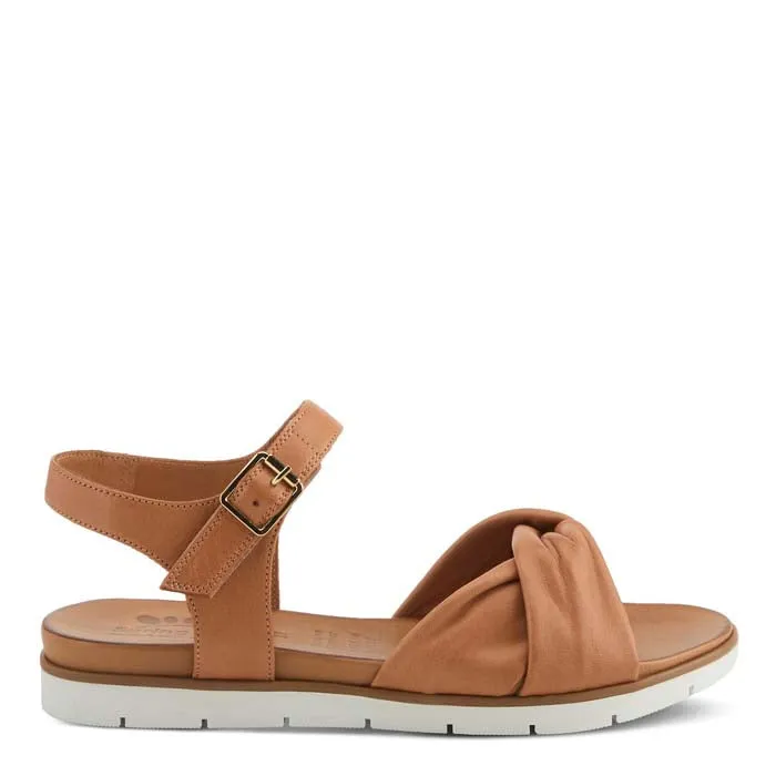 Womens Spring Step Nihira in Tan Sandals To Wear With Jeans