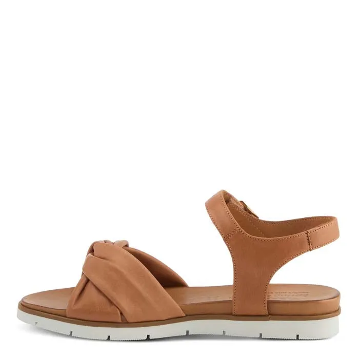 Womens Spring Step Nihira in Tan Adilette Sandals