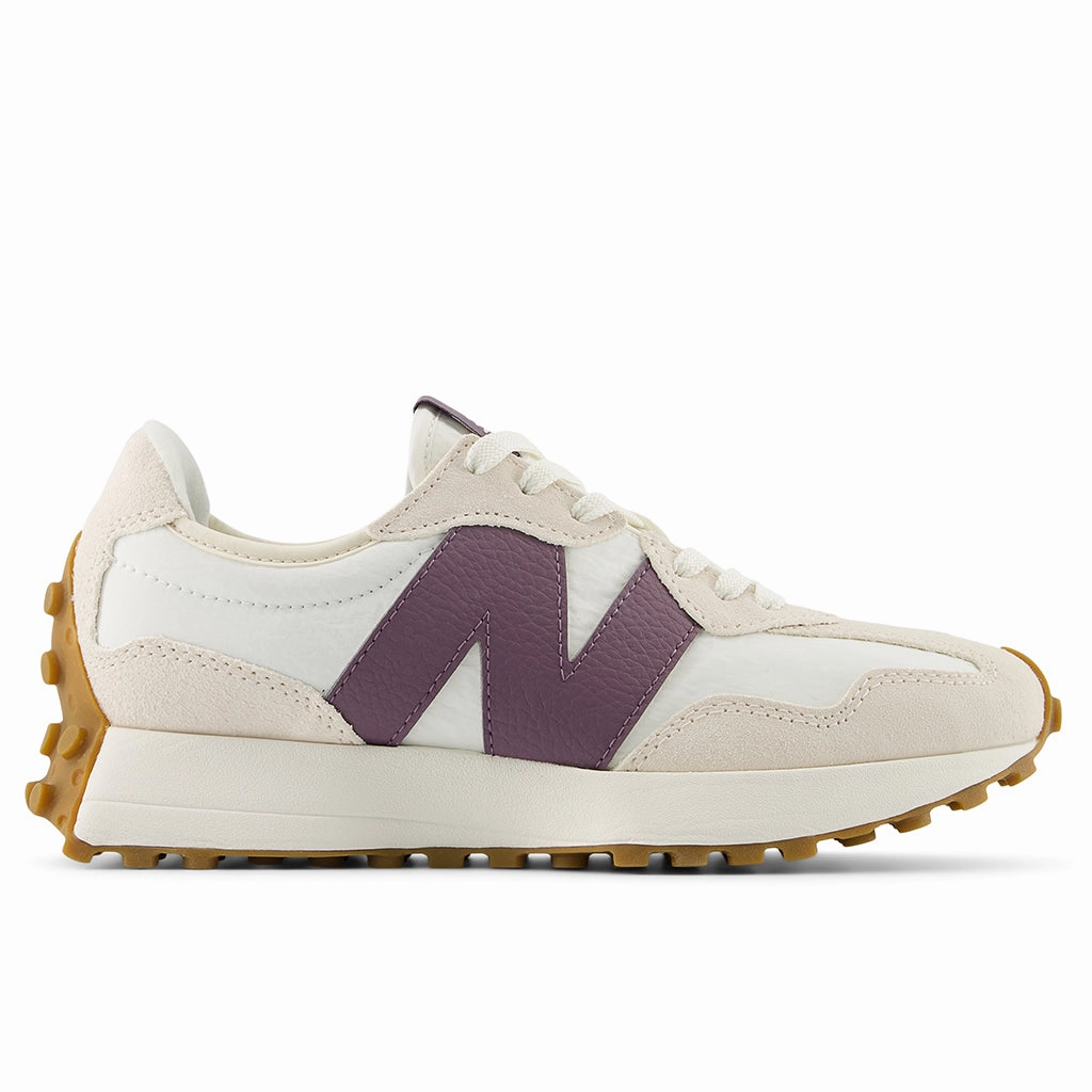 Womens New Balance 327 in Linen/Sea Salt/Dark Ice Wine Best New Balance Shoes For Arch Support