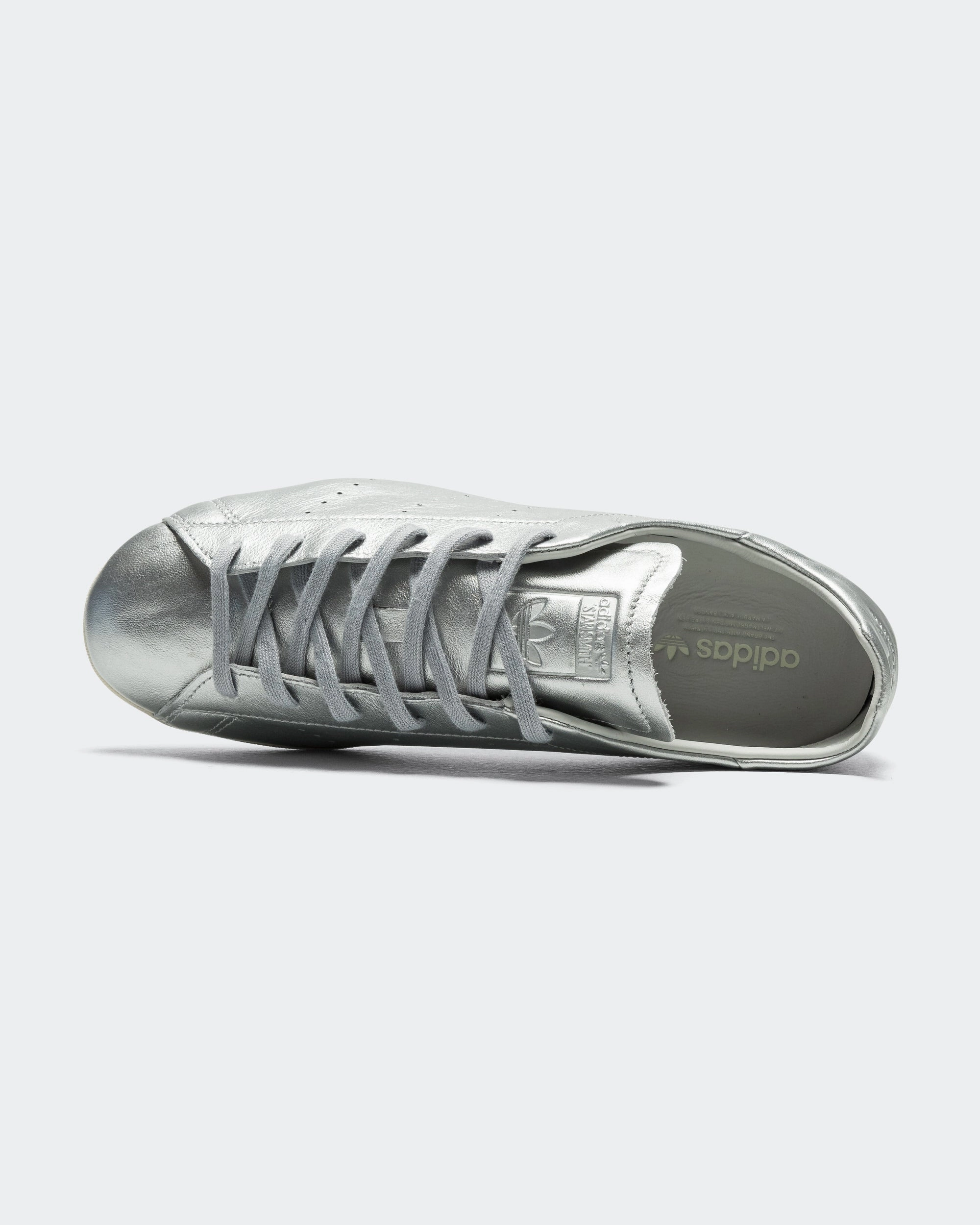 Adidas Dad Shoes Womens Stan Smith Lo Pro - Silver Metallic/Grey One-Cloud White