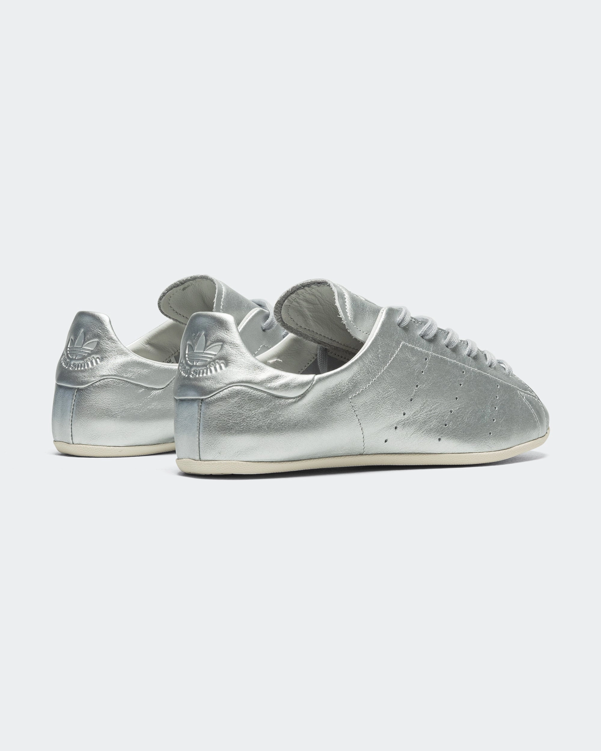 Womens Stan Smith Lo Pro - Silver Metallic/Grey One-Cloud White Adidas Tim Duncan Basketball Shoes