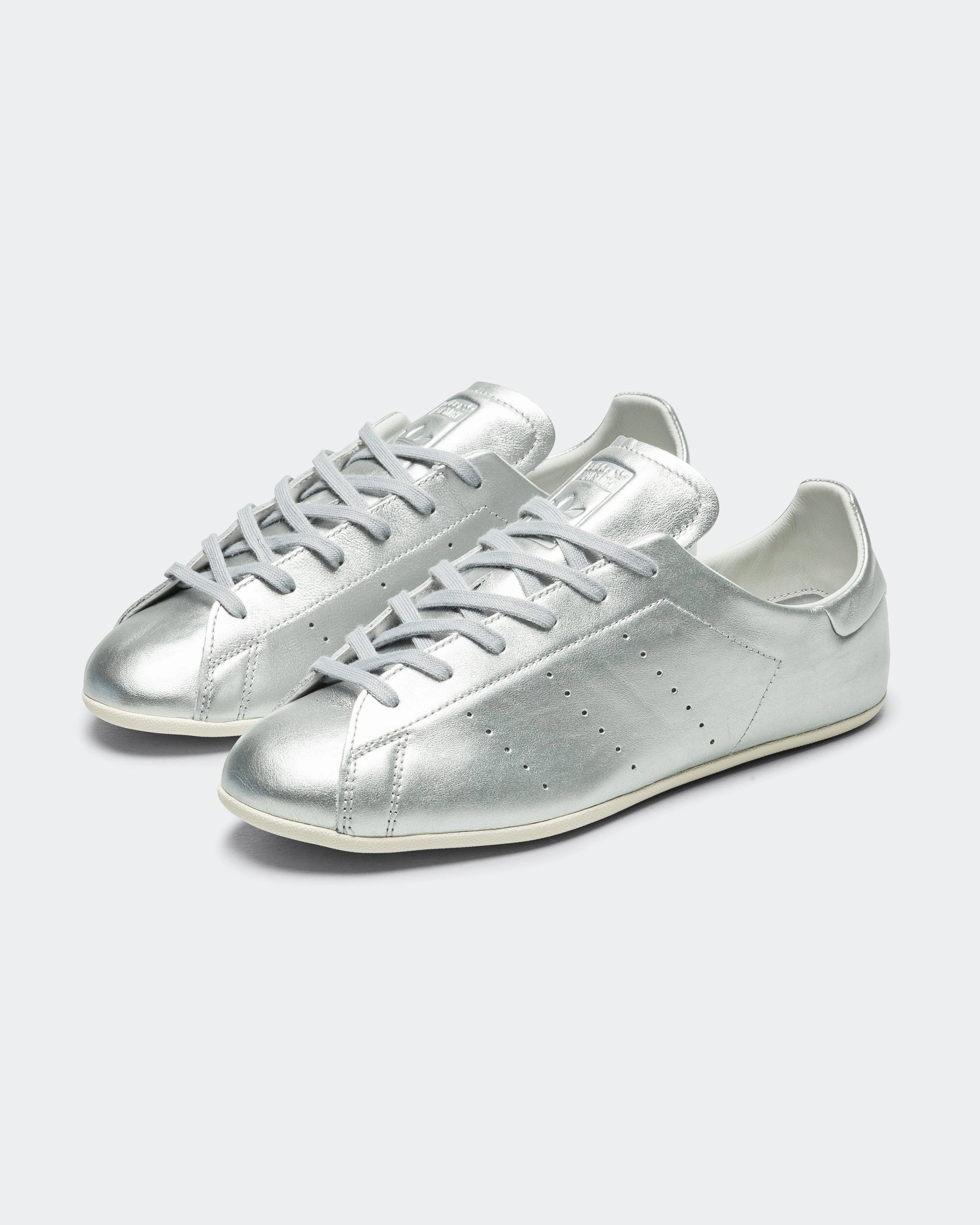 Womens Stan Smith Lo Pro - Silver Metallic/Grey One-Cloud White Adidas Running Shoes Nearby
