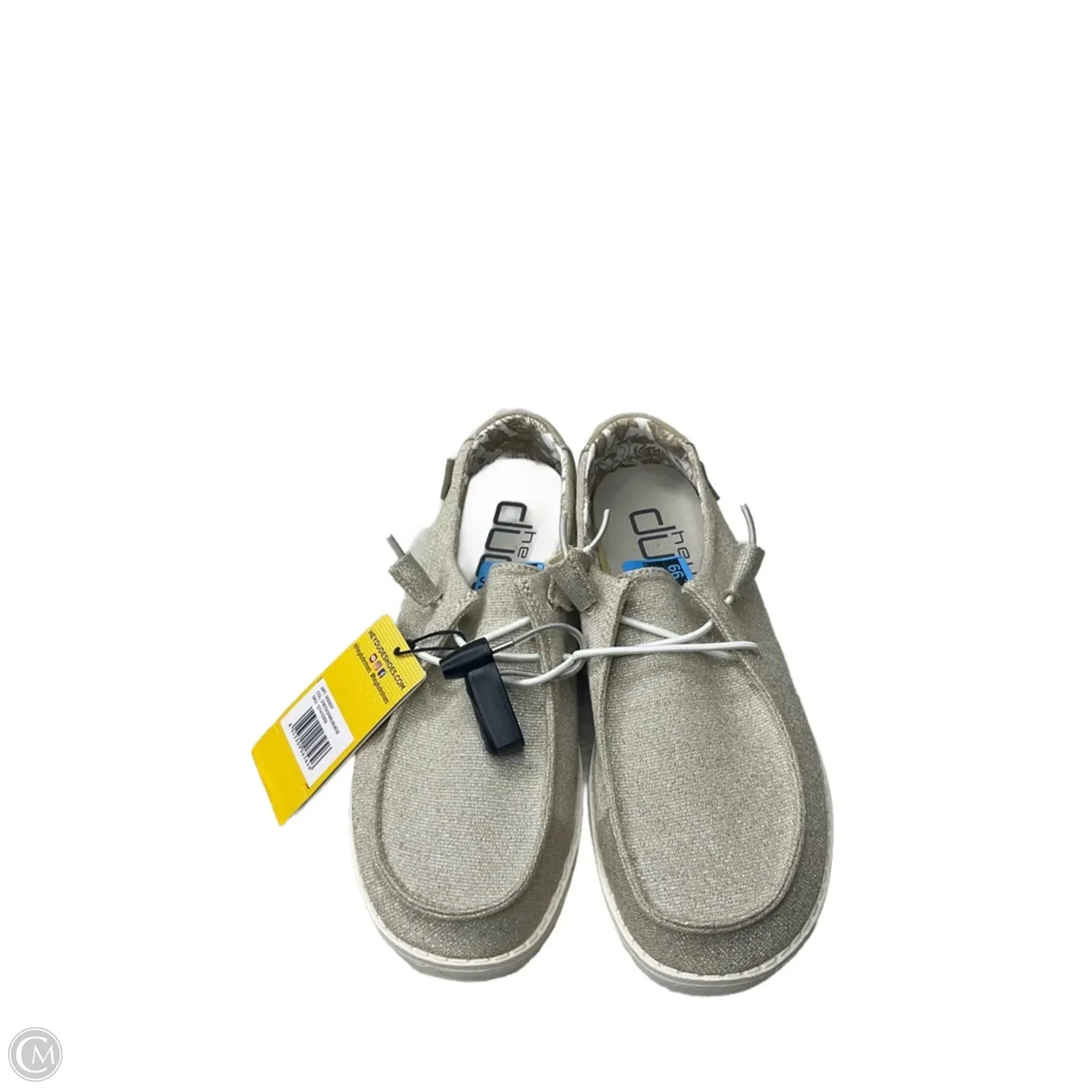 Soft Casual Shoes Shoes Sneakers By Hey Dude In Gold, Size: 7