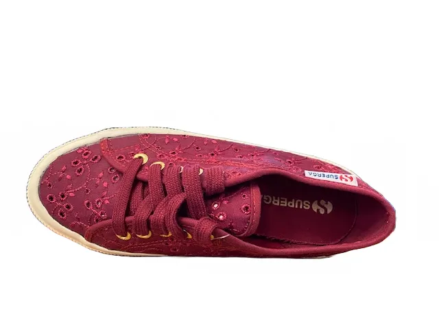 Dad Sneakers Superga 2750-sangallosatinw sneakers in pizzo S008C40 970 prune
