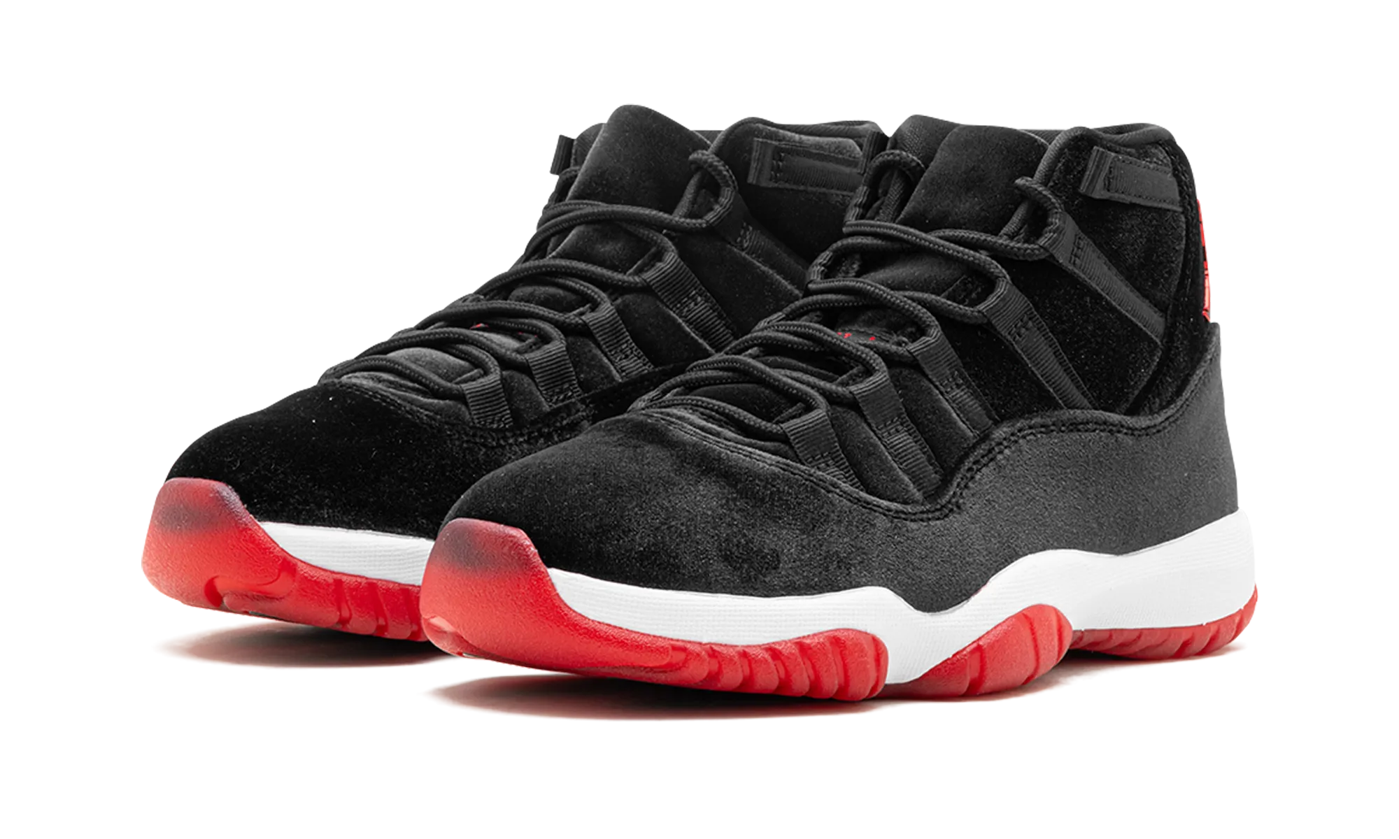 Air Jordan 11 WMNS "Bred Velvet" Sneakers Train Heist