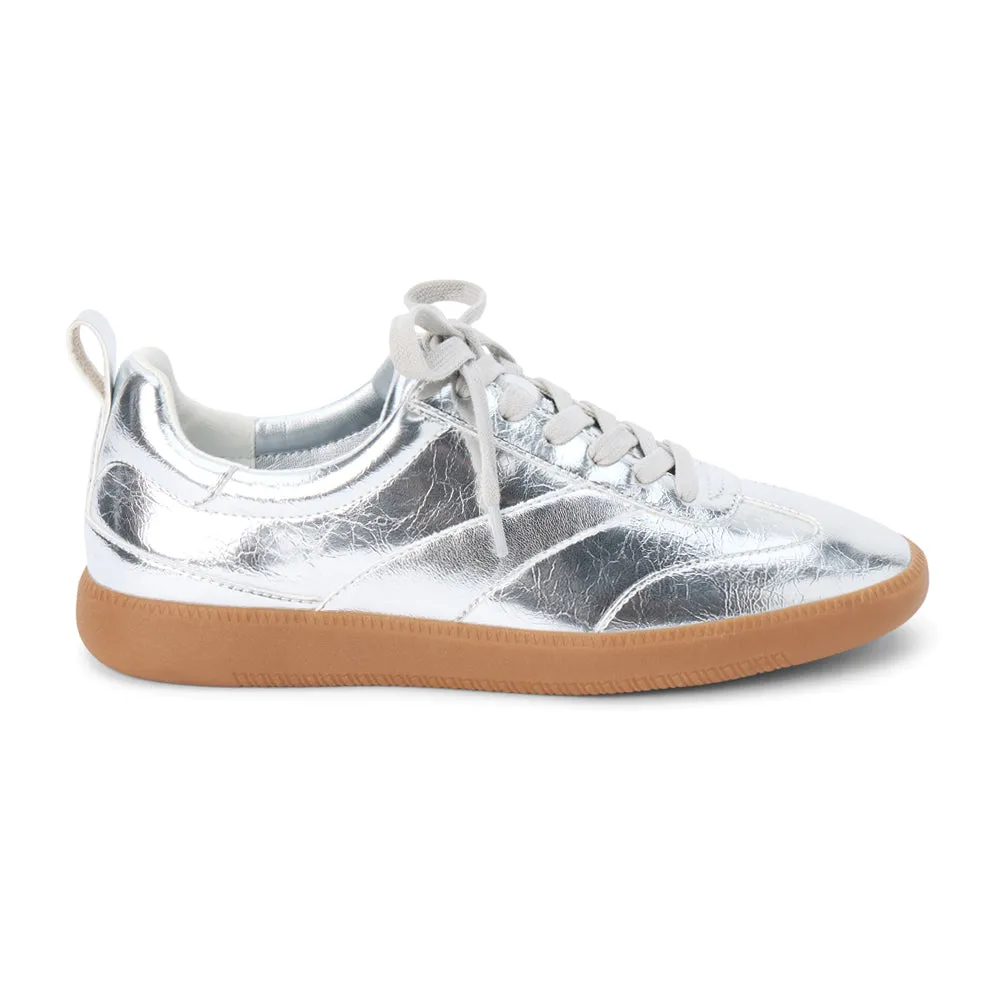 Wylder Metallic Lace Up Sneakers Best Shoes For Casual Trousers