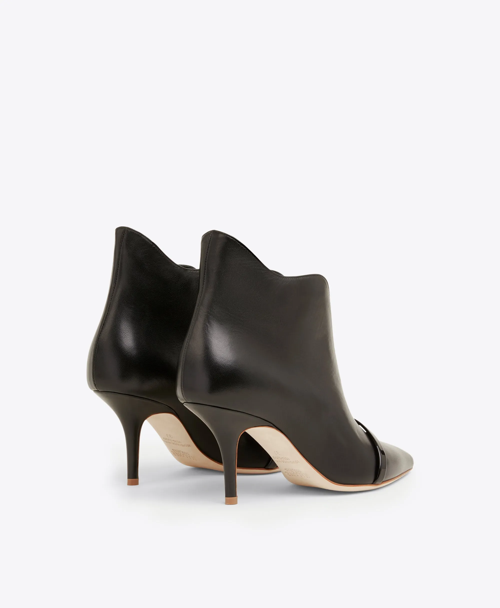 Best Rain Boots Cora 70 Black Leather Ankle Boots