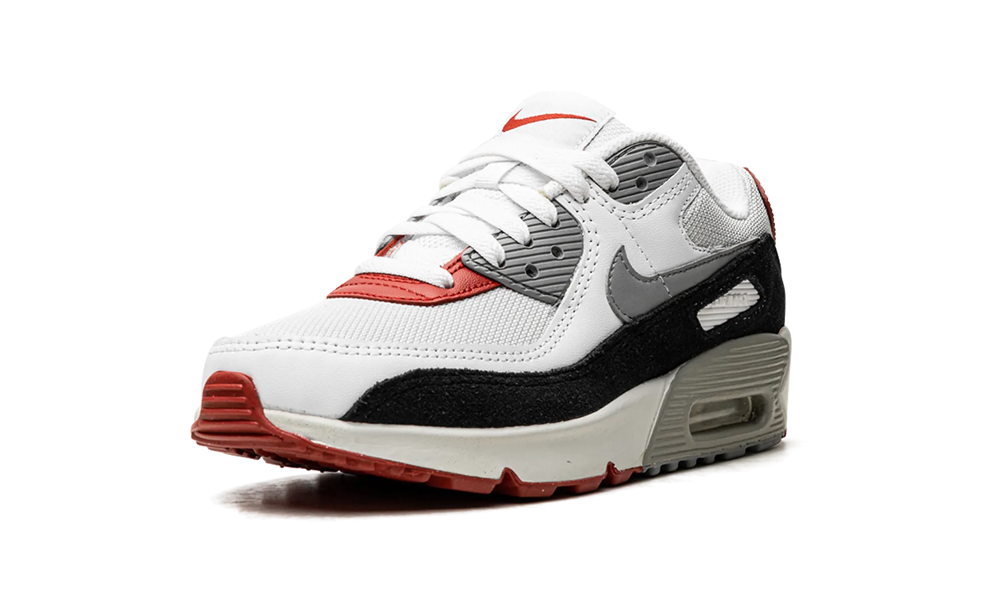 Air Max 90 GS "LTR Photon Dust Varsity Red" Fastest Nike Running Shoes