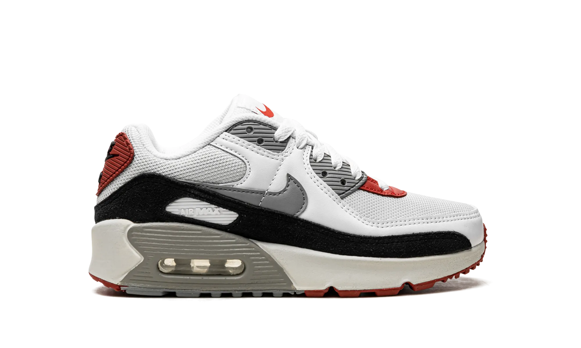Air Max 90 GS "LTR Photon Dust Varsity Red" Coach Prime Nike Shoes
