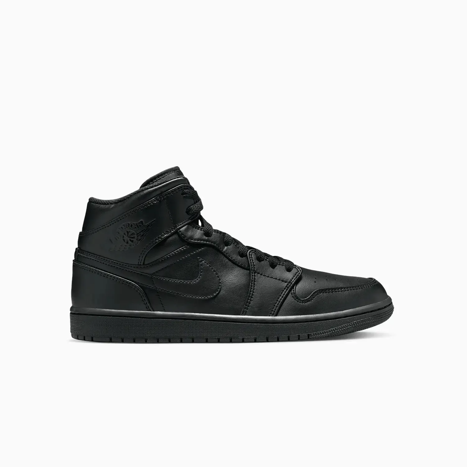Sperry Sneakers Shoes Men's Air Jordan 1 Mid "Triple Black"