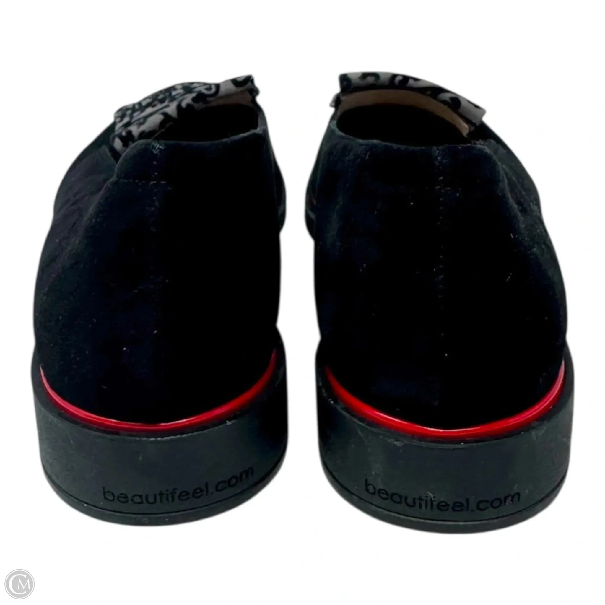 Elsie Kiltie Loafer Shoes Flats By Beautifeel In Black, Size: 11 Walking Shoes For People With Flat Feet