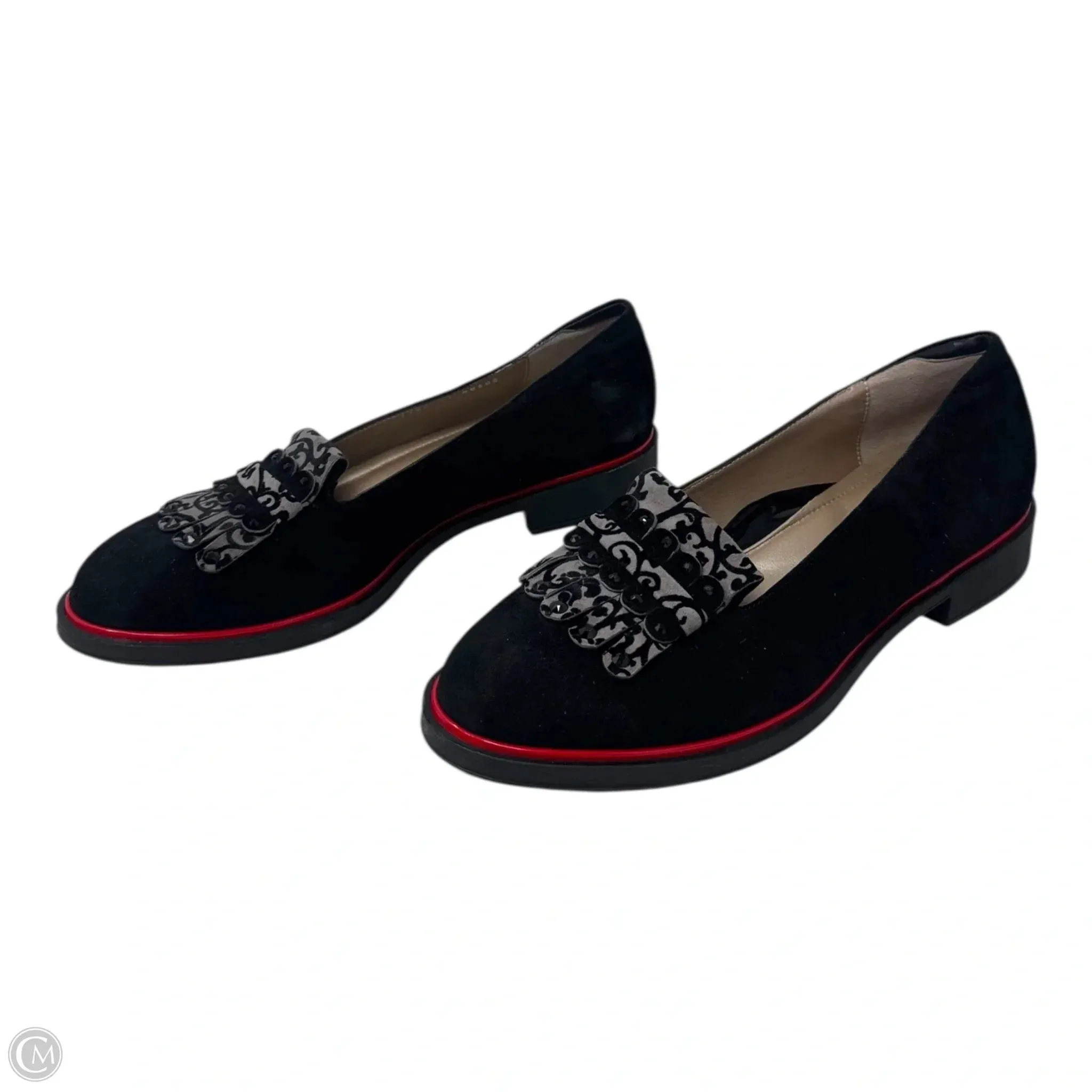 Elsie Kiltie Loafer Shoes Flats By Beautifeel In Black, Size: 11 Best Long Distance Walking Shoes For Flat Feet