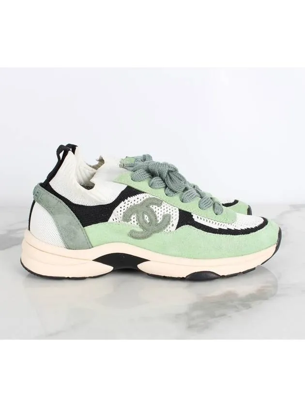 Masai Barefoot Technology Sneakers cc logo knit sneakers 37 240 Chanel
